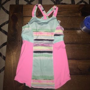 Ivivva criss cross tank top size 12