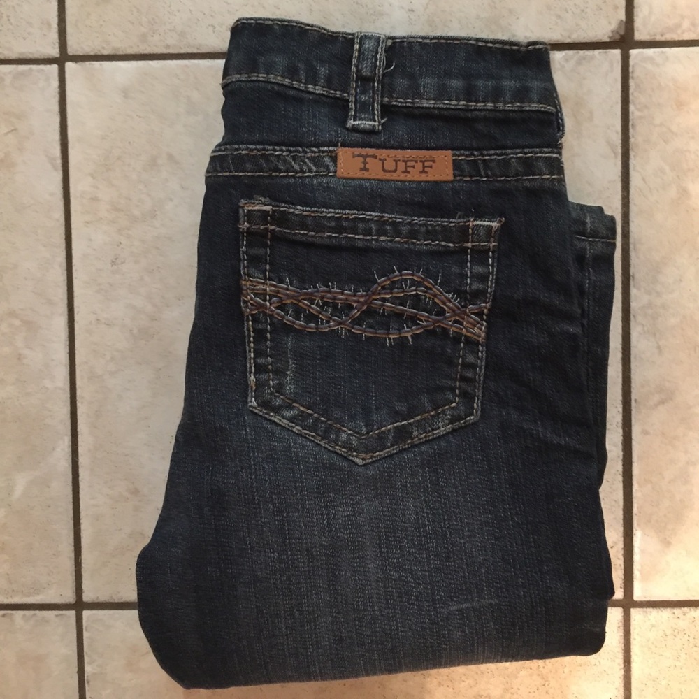 Youth TUFF girls western jeans.