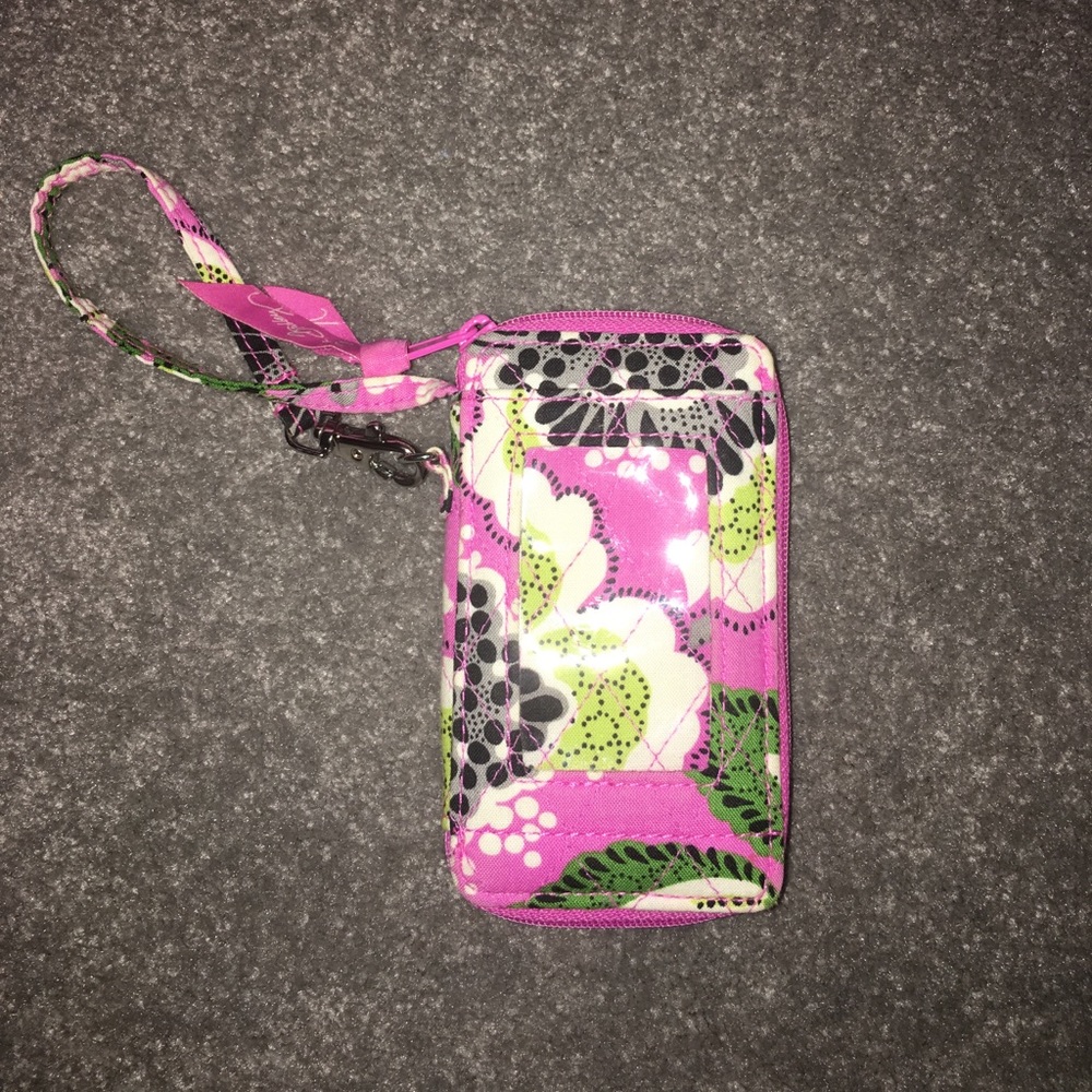 Pink small wristlet
