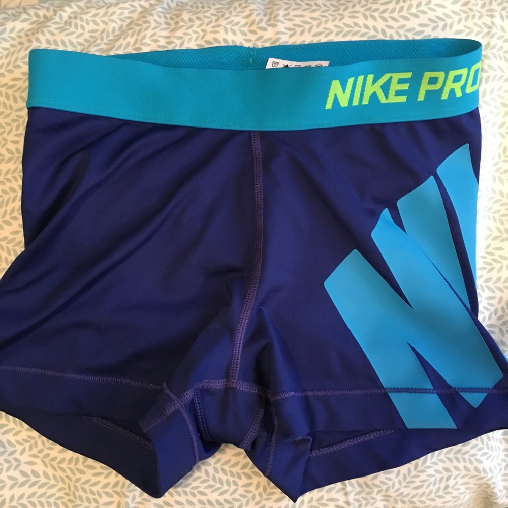 Blue nike spandex