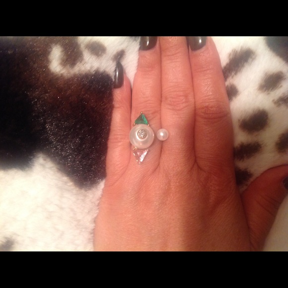 MADRE custom ring double pearls - Picture 1 of 2