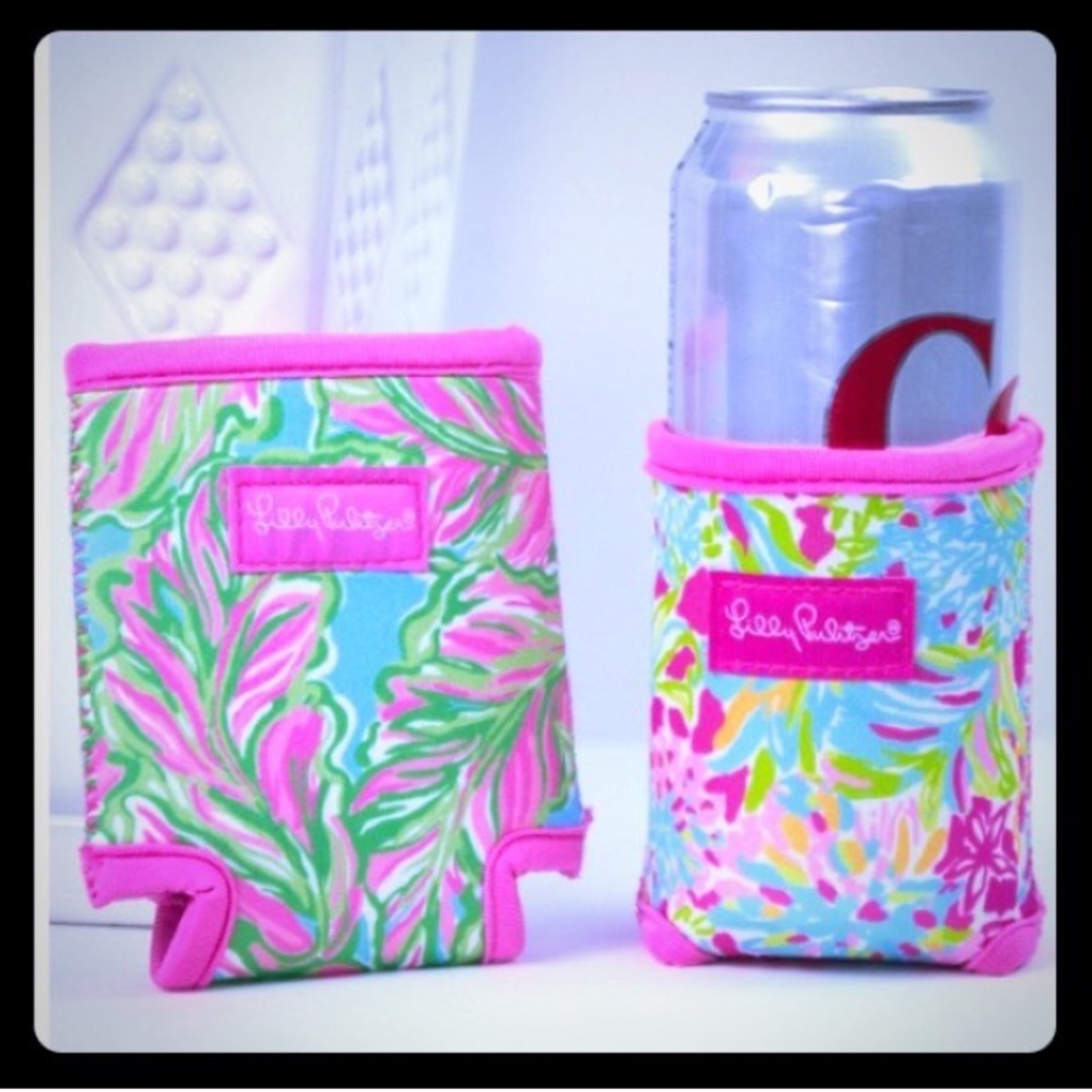 Monogrammed Lilly Pulitzer Koozie💖