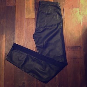  H&M Black Pleather Pants Sz 8 H&M Black Pleather Pants Sz 8 
