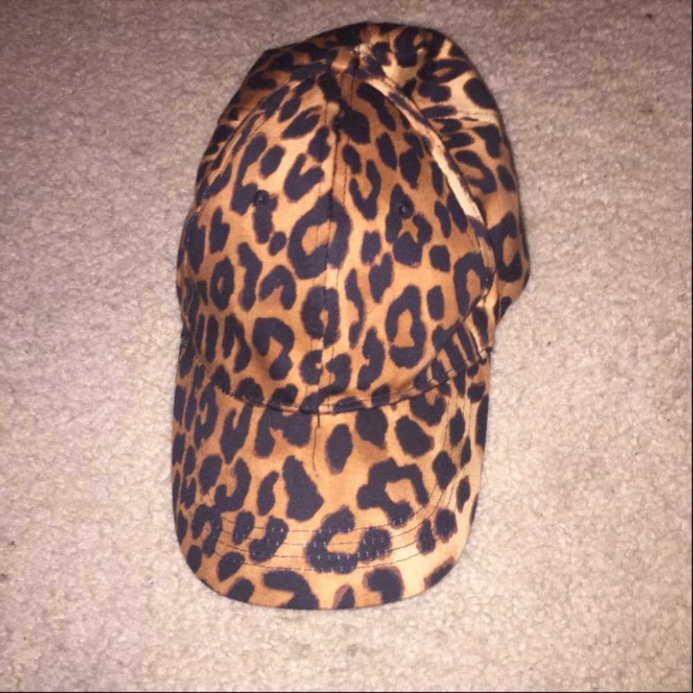 Leopard dad hat