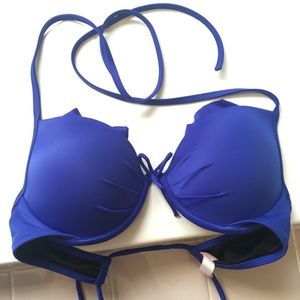 Victoria's secret swim blue bikini 34B.