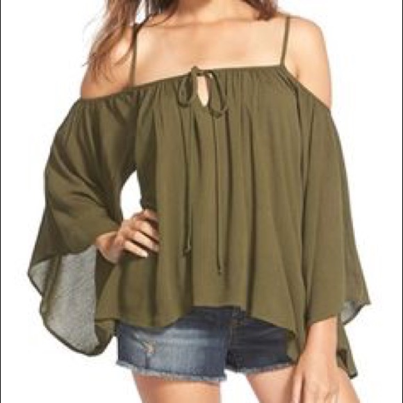 Living Doll Tops - Living doll cold shoulder top! Brand new