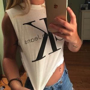 CK crop top