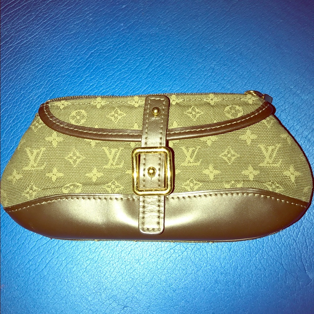 LOUIS VUITTON Monogram Denim MiniLin Cosmetic Bag