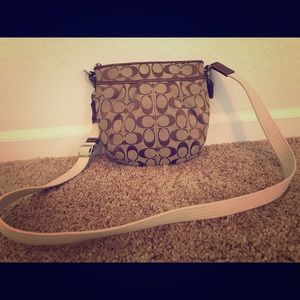Coach cross body purse