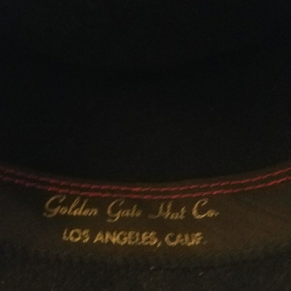 Golden Gate LA Traveler's Hat SZ S-M 100% Wool ! - Picture 2 of 4