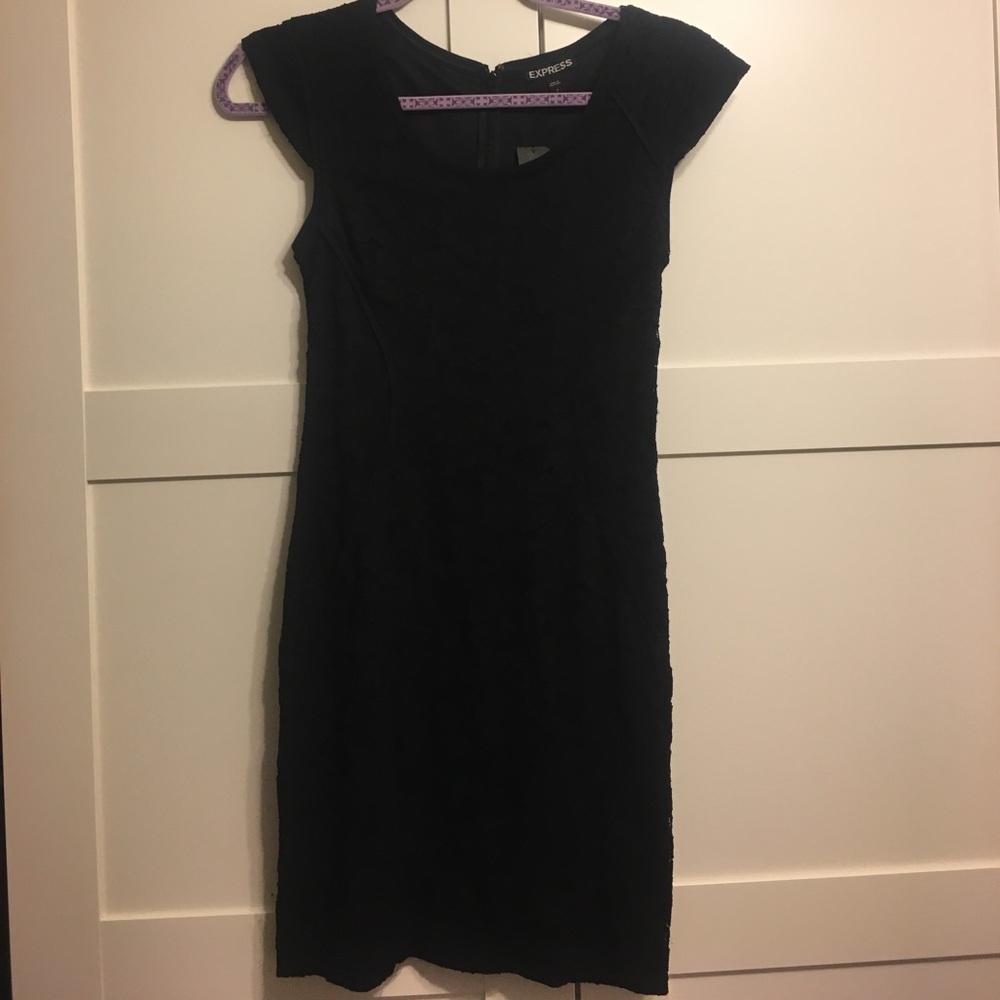 NWT - Lace little black dress from Express