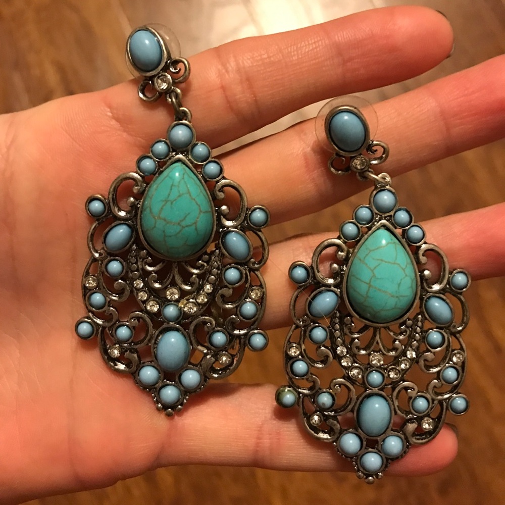 Turquoise earrings