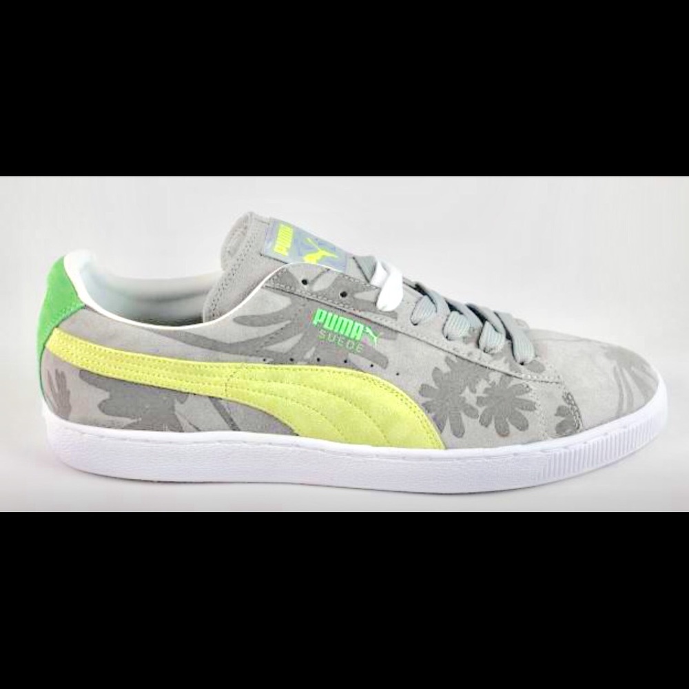 Puma Tropicali light gray suede sneaker