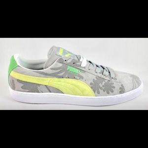 Puma Tropicali light gray suede sneaker