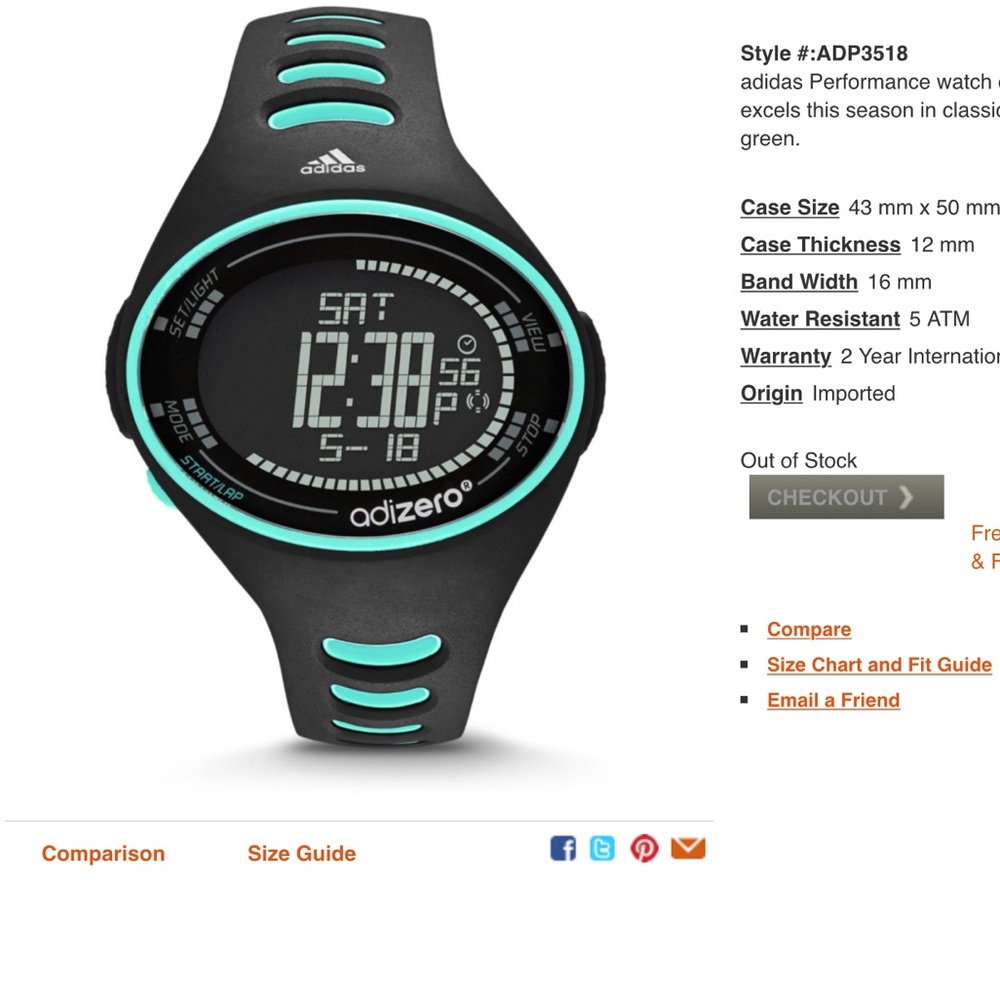 Adidas digital watch