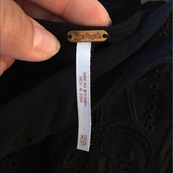 Free People Swingy Long Sleeve With Sheer Front - Picture 4 of 4