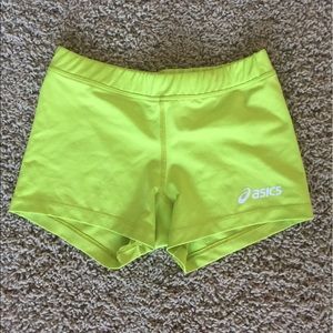 Asics spandex shorts