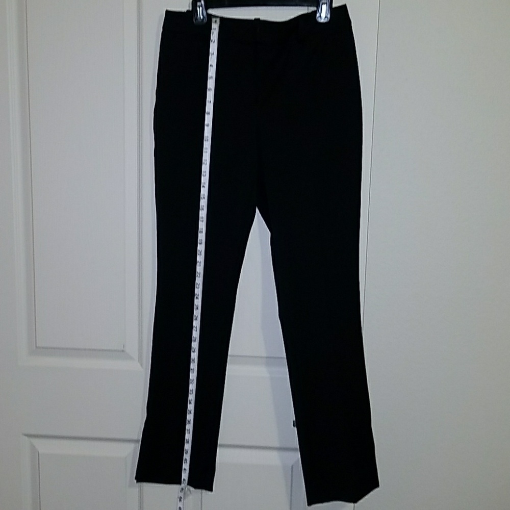NBW WHBM black pants w slit bottoms-Slim fit Sz 8R