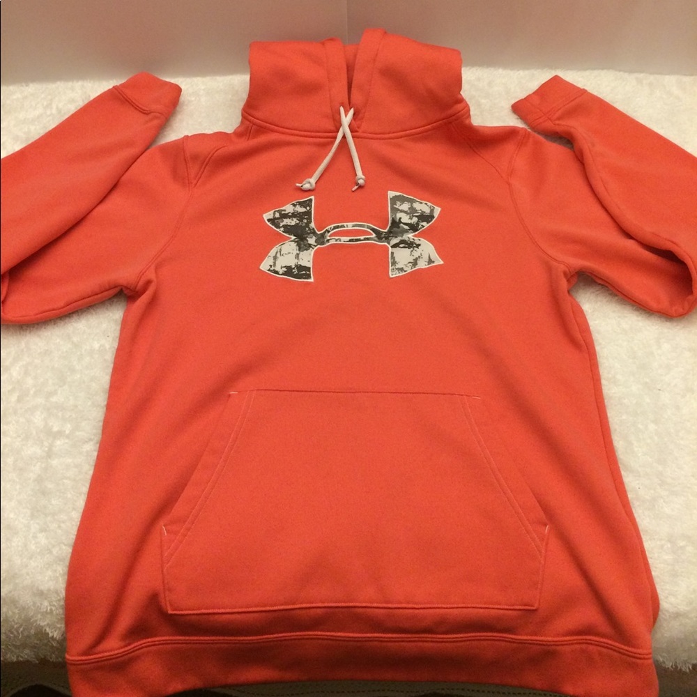 Under Armour coral hoodie
