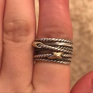David Yurman X crossover ring