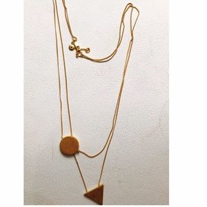Madewell geometric necklace