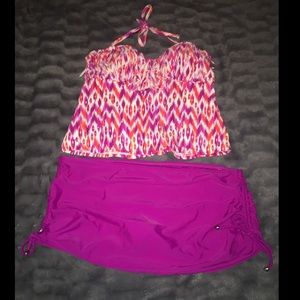 Tankini with skirt