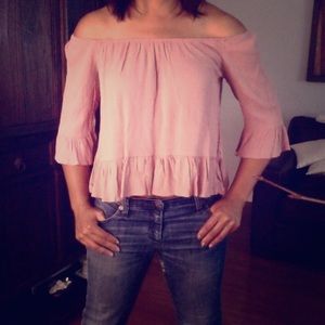 NEW w/tag Summer Boho Top with Bell Sleeves, Sz L