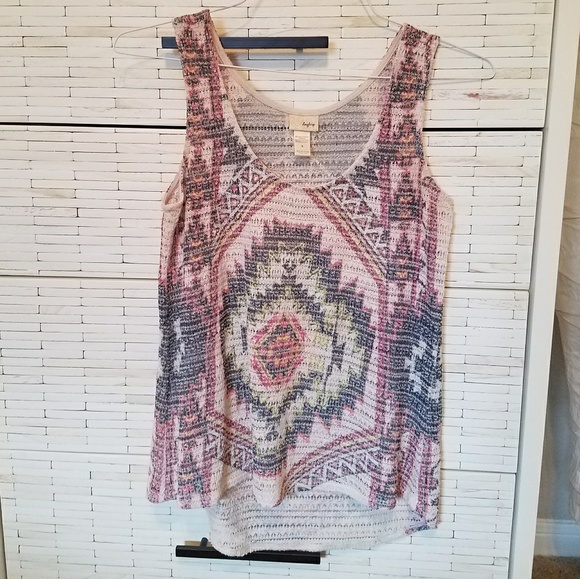 **SOLD**Daytrip boho hi-lo tank - Picture 2 of 4
