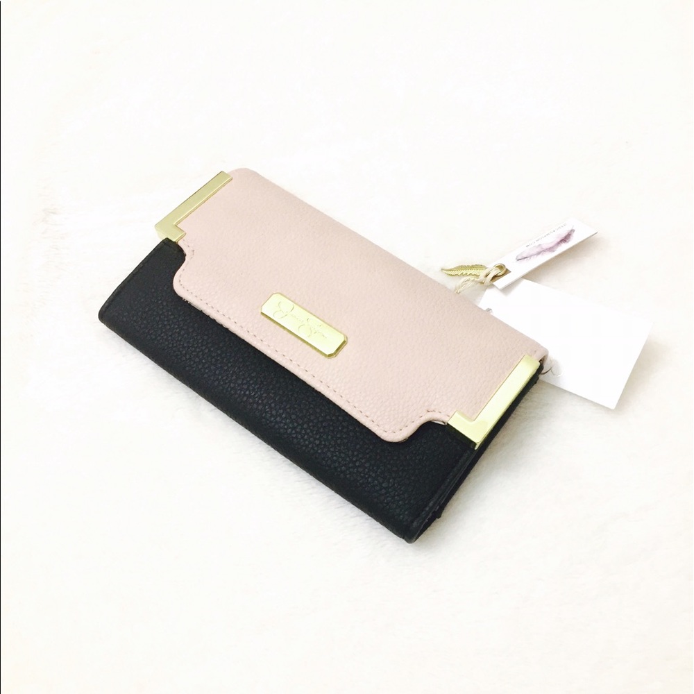 Jessica Simpson black/ash rose wallet