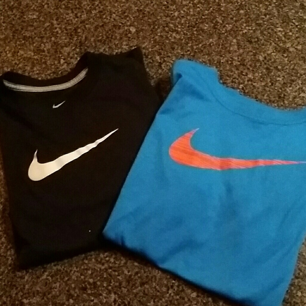2 Youth Nike Dri Fit shirts