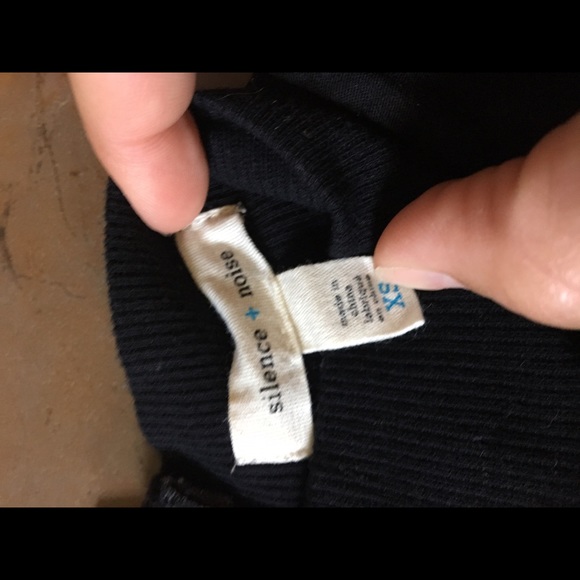 High Necked Black Flowy Tank - Picture 3 of 3