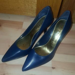 Ralph Lauren navy blue heels