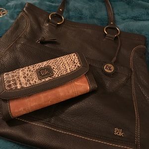 The Sak wallet and handbag