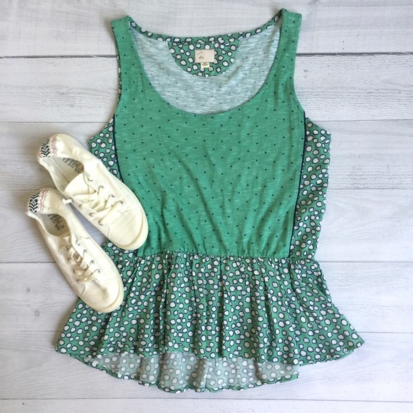 Postmark “Petalled Peplum Tank” NWOT - Picture 7 of 8