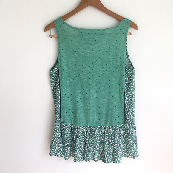 Postmark “Petalled Peplum Tank” NWOT - Picture 3 of 8