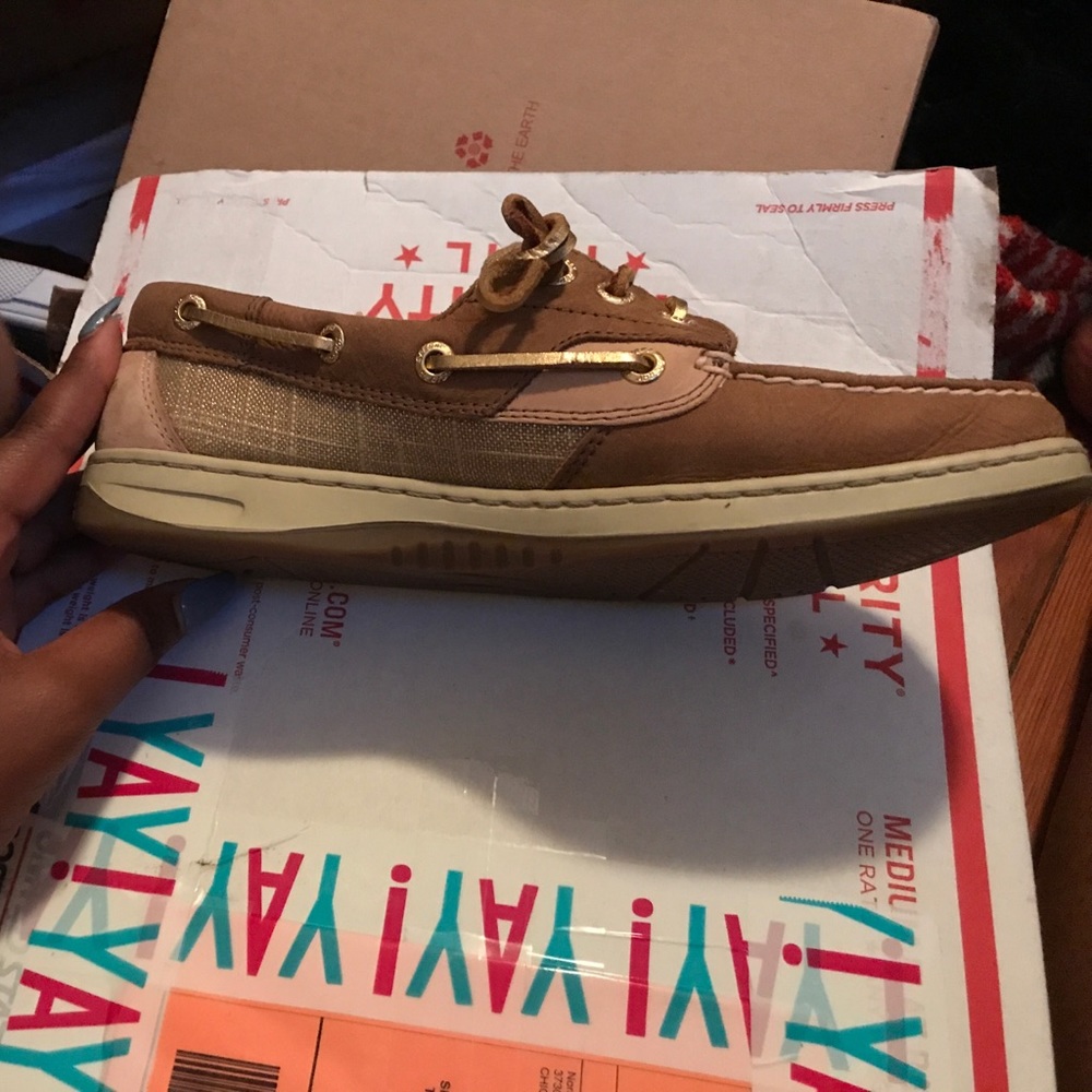Gold Sperries.