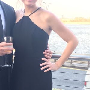 Hayley Paige bridesmaid dress style 5611 in black