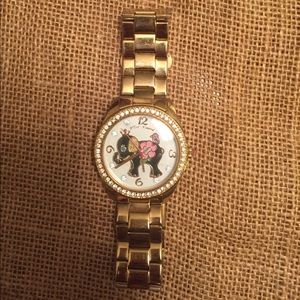 Betsy Johnson elephant watch