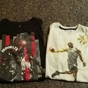 2 Nike youth basketball shirts