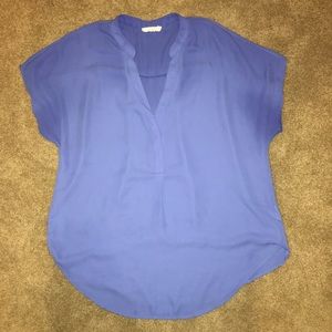 Lush blue blouse
