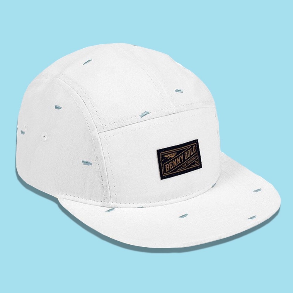 BENNY GOLD ✨ PAPER PLANE WHITE 5 PANEL