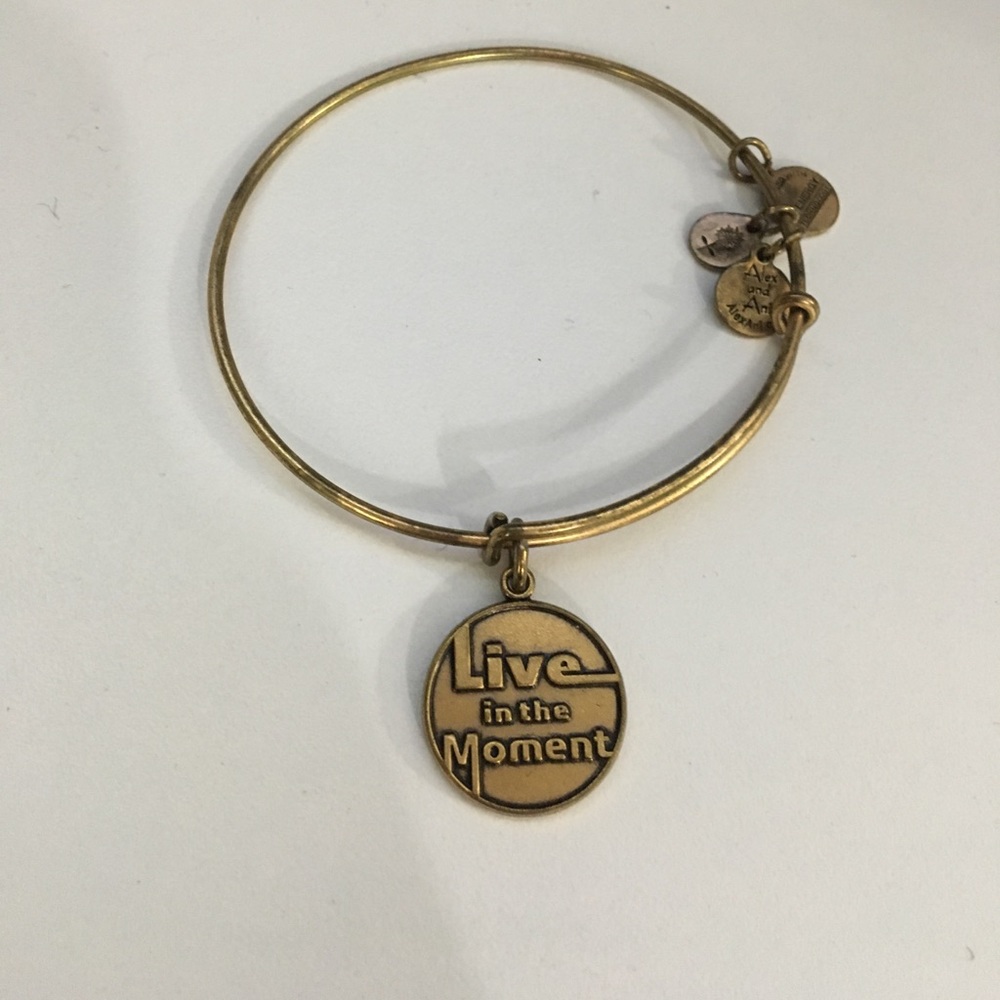 "Live in the Moment" bangle