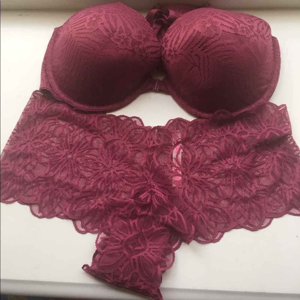 PINK Bra and Panty Set