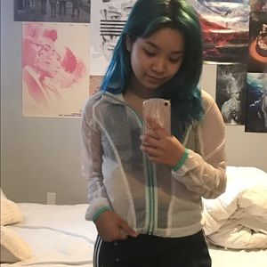 Adidas Transparent Windbreaker Jacket