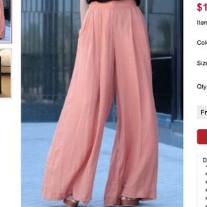 *New In Package* Wide Leg Pink Pants