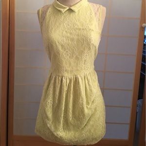 Lime Green Lace Dress
