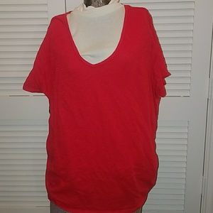Lane Bryant red tee