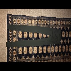 Hunter green lululemon wunder under leggings