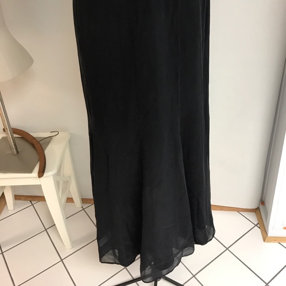 LAURA ASHLEY Maxi Silk LBD NWOT - Picture 4 of 5