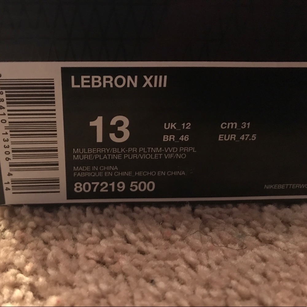 Lebron 13s - Picture 2 of 2